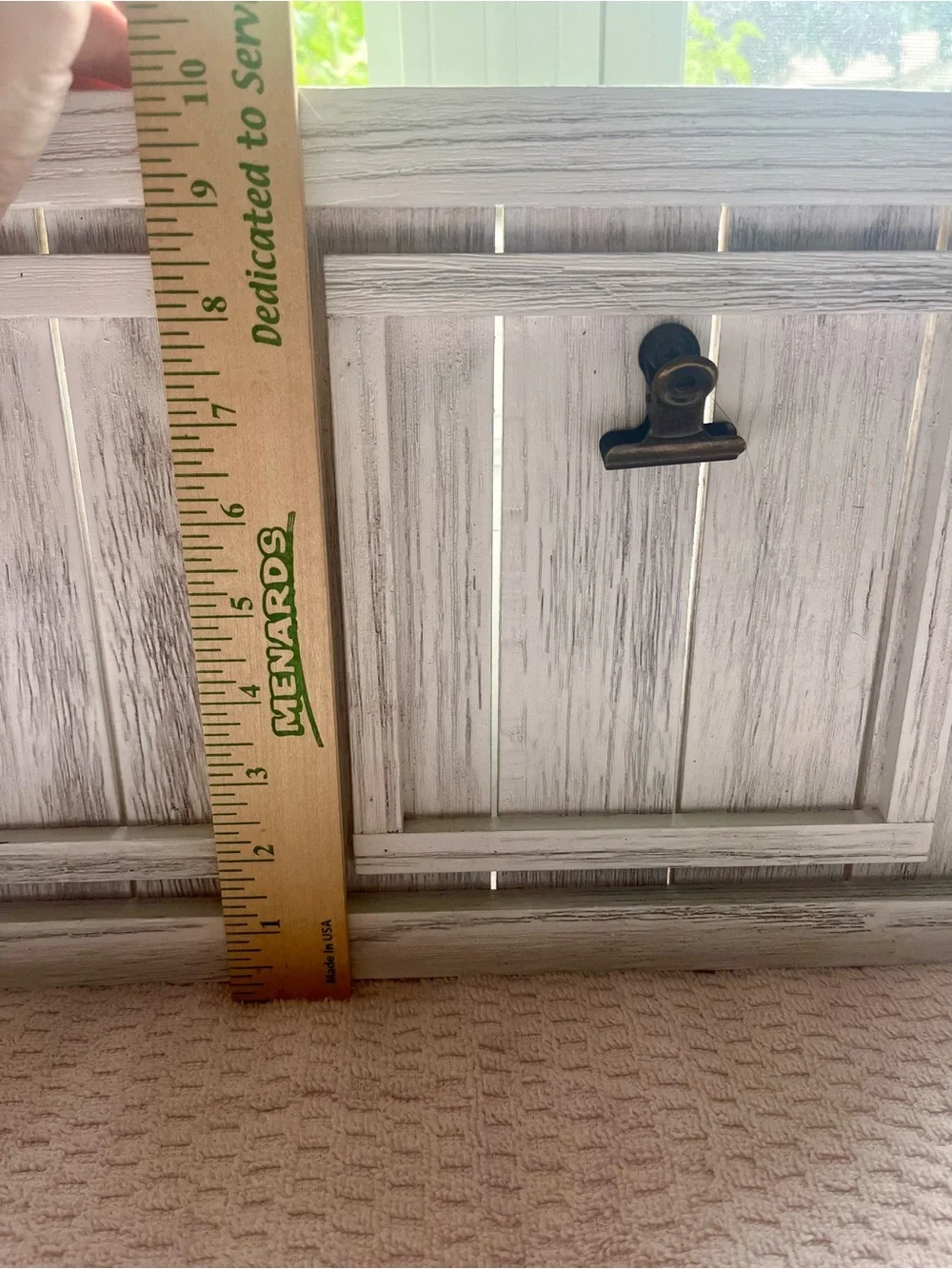 Whitewashed 2-Clip Wall Frame - Picture 5 of 7